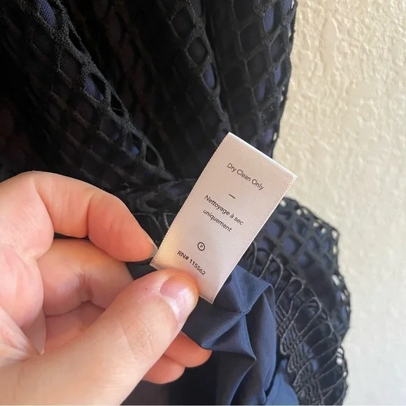 Revolve Likely Glencoe Fence Lace Sleeveless Dress Navy Black Mini Womens Size 6 - Picture 12 of 12